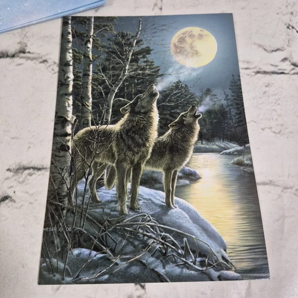 Leanin Tree Christmas Cards Lot Of 4 All Different Alaska Wildlife